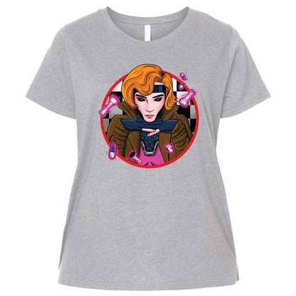 Ladies Curvy Jersey - JCLWX93Z - Heather - 3