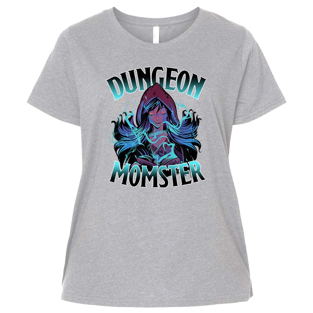 Ladies Curvy Jersey - X4CUXPWQ - Heather - 3