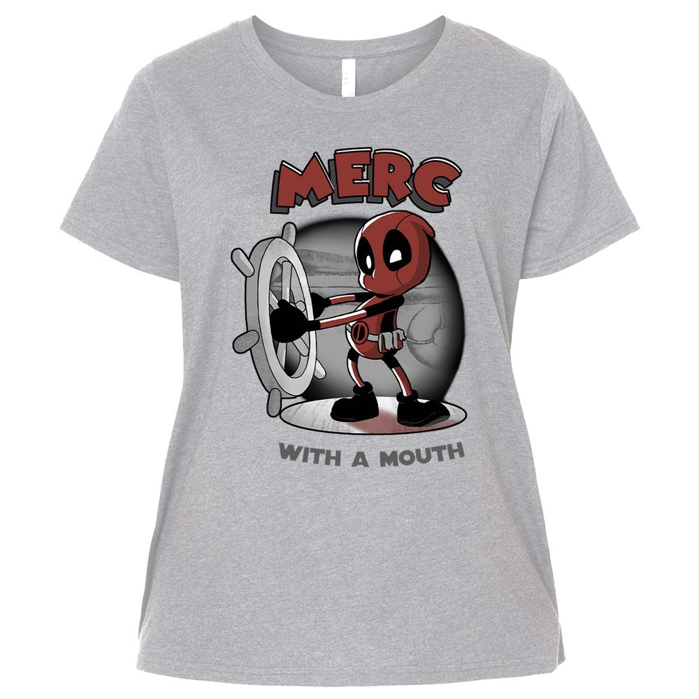 Ladies Curvy Jersey - YE6JK979 - Heather - 3