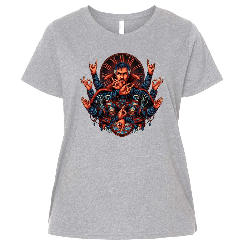 Ladies Curvy Jersey - ABQJ4VFD - Heather - 3