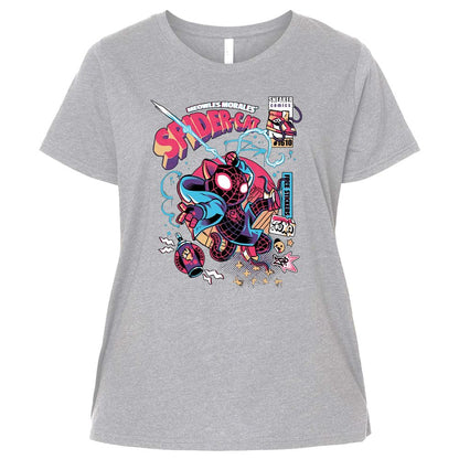 Ladies Curvy Jersey - 3C295JKH - Heather - 3