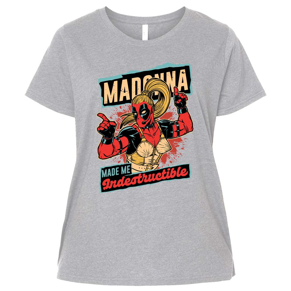 Ladies Curvy Jersey - Q8WHPBEC - Heather - 3