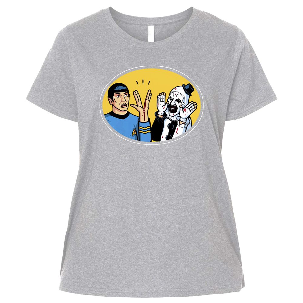 Ladies Curvy Jersey - A23L4TV9 - Heather - 3