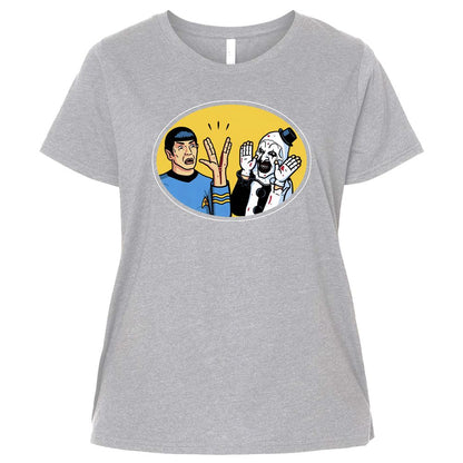 Ladies Curvy Jersey - A23L4TV9 - Heather - 3