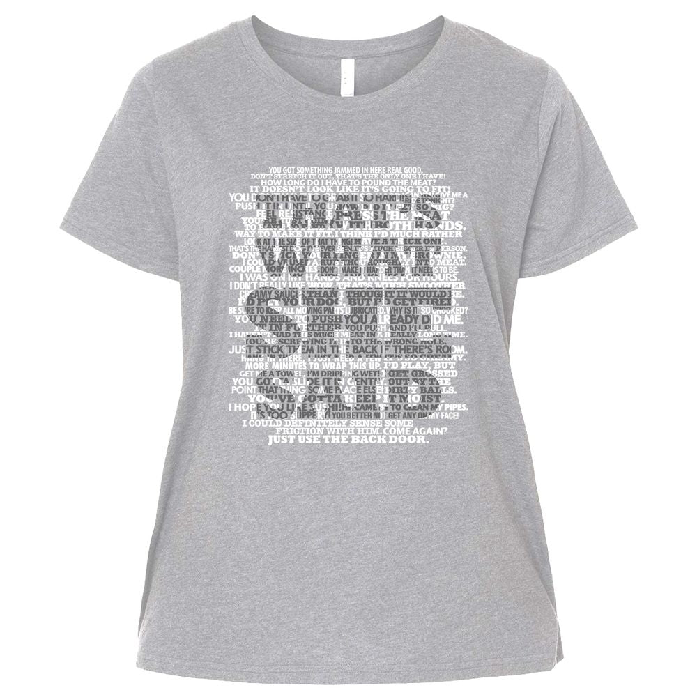 Ladies Curvy Jersey - B5V21XDV - Heather - 3