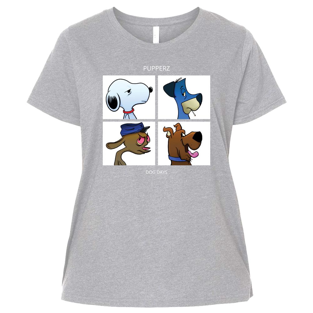 Ladies Curvy Jersey - D1J7EFLA - Heather - 3