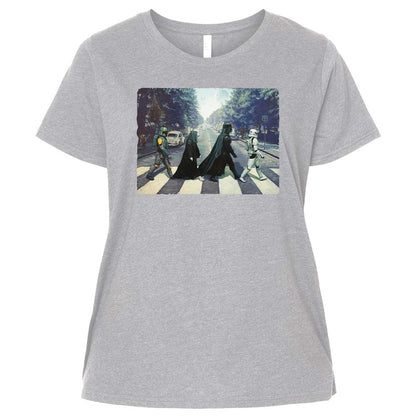 Ladies Curvy Jersey - T7D2KPJG - Heather - 3