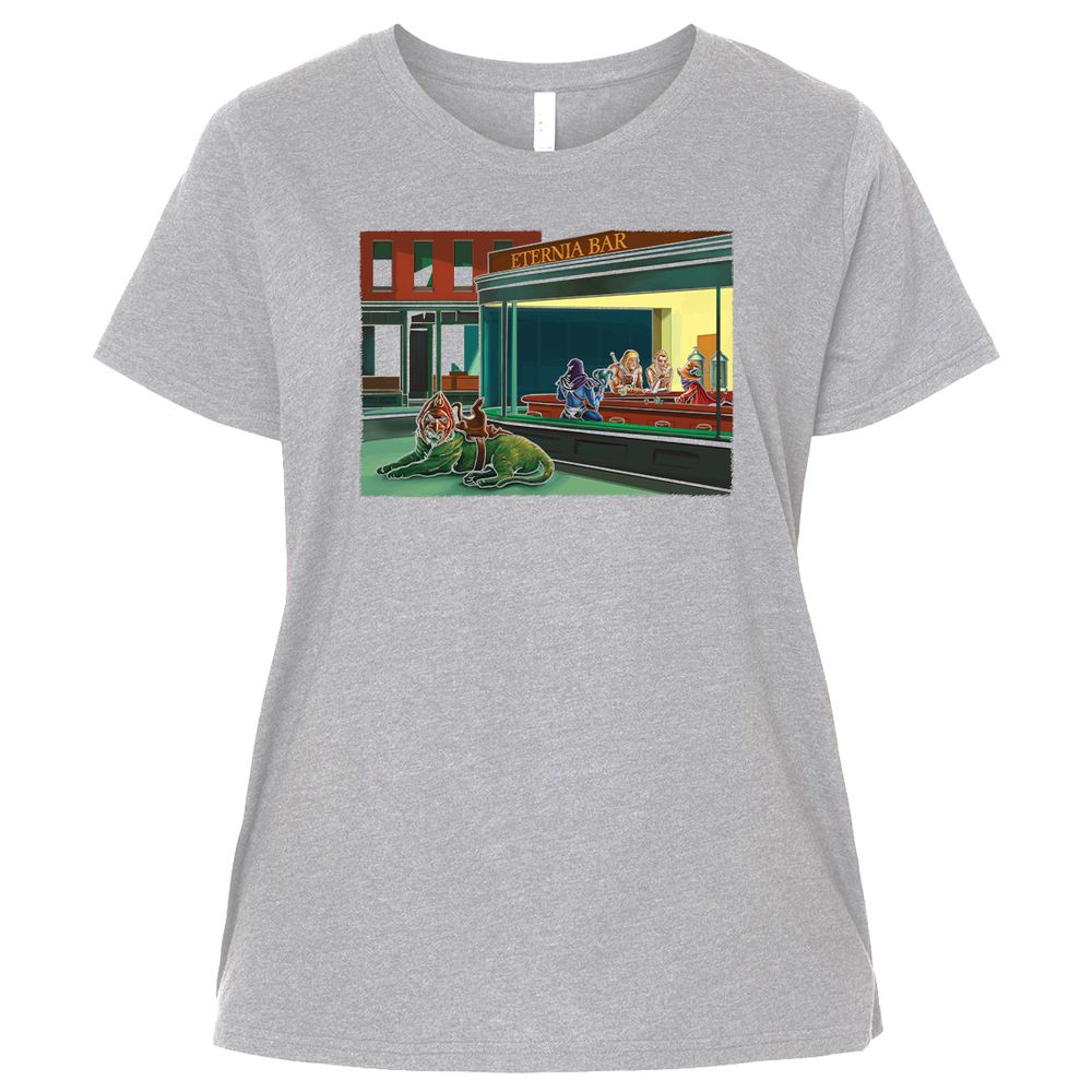 Ladies Curvy Jersey - L5K969NQ - Heather - 3