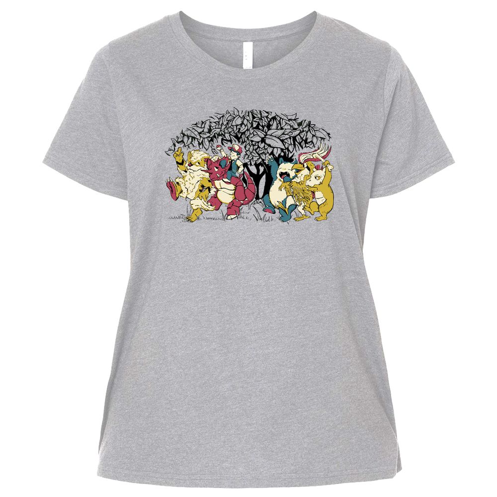 Ladies Curvy Jersey - 2GG3CN73 - Heather - 3