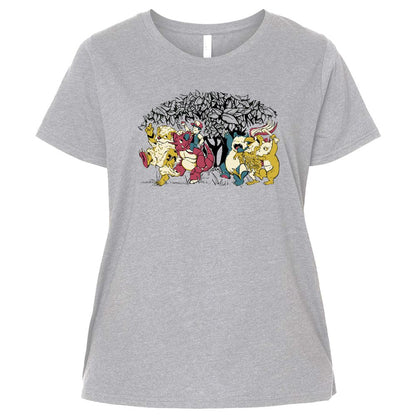 Ladies Curvy Jersey - 2GG3CN73 - Heather - 3