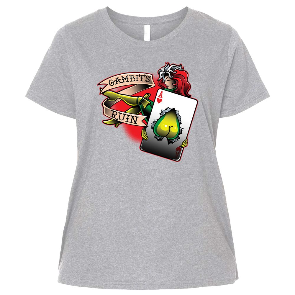 Ladies Curvy Jersey - WYU748Q3 - Heather - 3