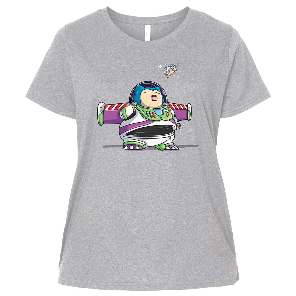 Ladies Curvy Jersey - 552XUJ7P - Heather - 3