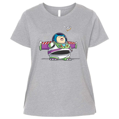 Ladies Curvy Jersey - 552XUJ7P - Heather - 3