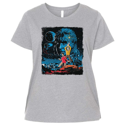 Ladies Curvy Jersey - LSJ7Q4L5 - Heather - 3