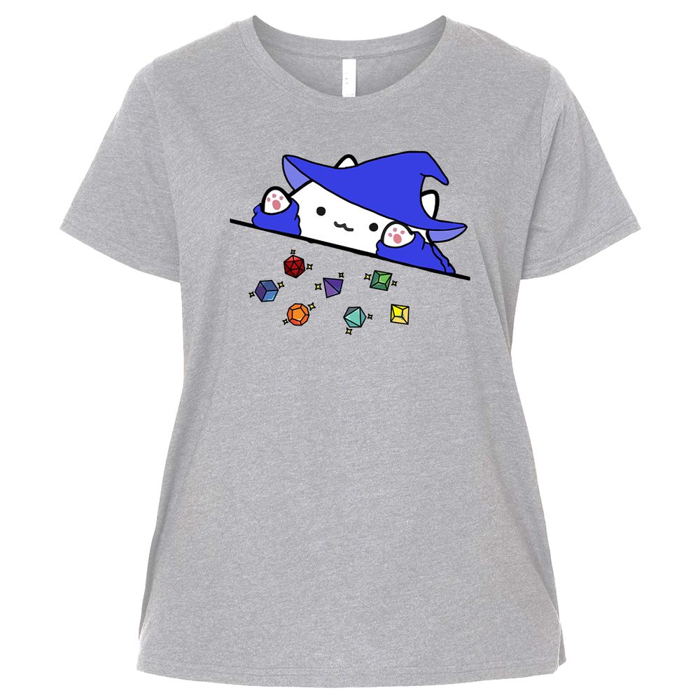 Ladies Curvy Jersey - 3BPM7FN6 - Heather - 3