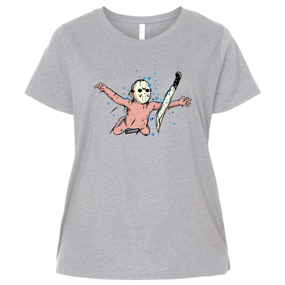 Ladies Curvy Jersey - VV2LHA8N - Heather - 3