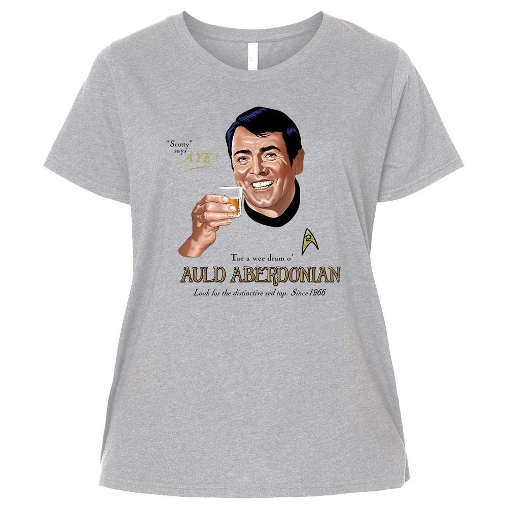 Ladies Curvy Jersey - 5VD5PKUR - Heather - 3