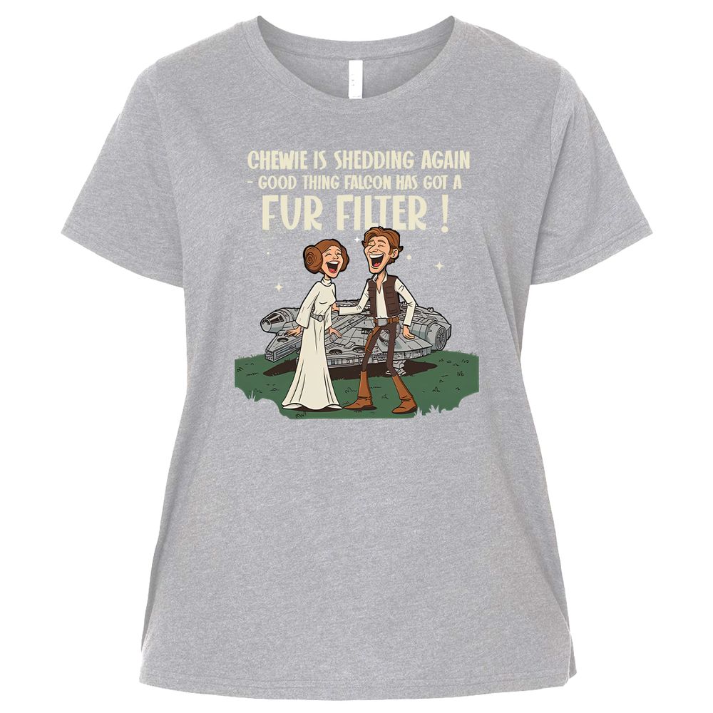 Ladies Curvy Jersey - 1T8WVFUR - Heather - 3