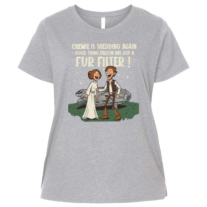 Ladies Curvy Jersey - 1T8WVFUR - Heather - 3