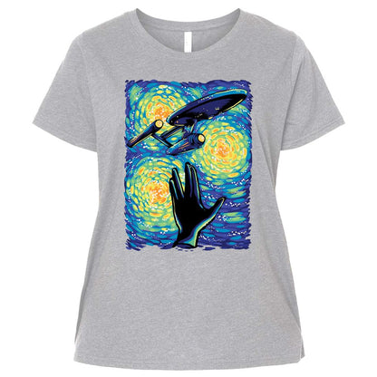 Ladies Curvy Jersey - E9J15BFC - Heather - 3