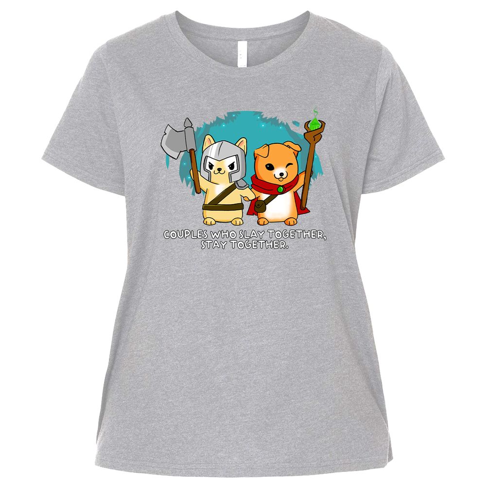 Ladies Curvy Jersey - LDP2DESS - Heather - 3