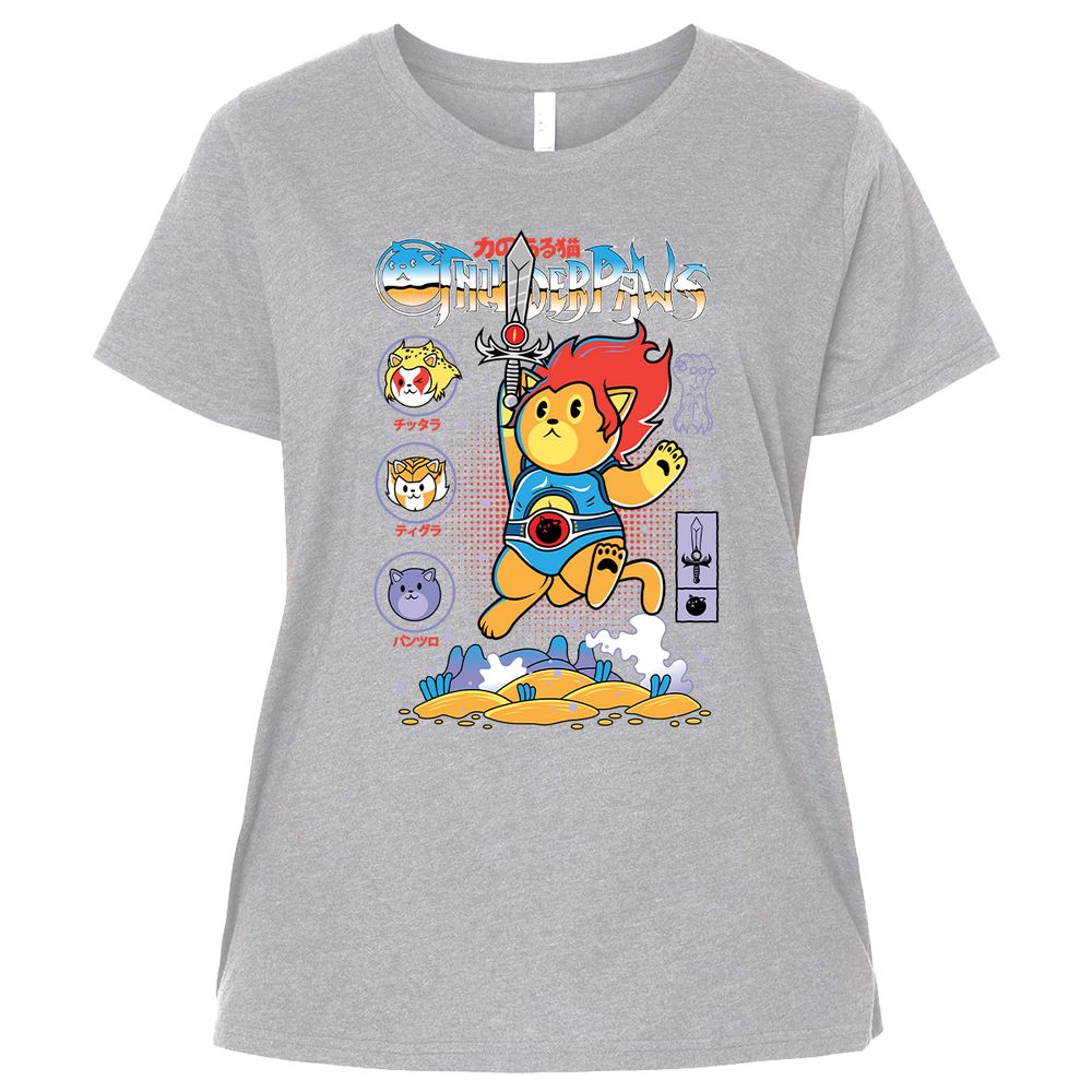 Ladies Curvy Jersey - AKNKJWJE - Heather - 3