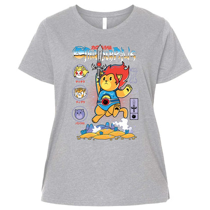 Ladies Curvy Jersey - AKNKJWJE - Heather - 3