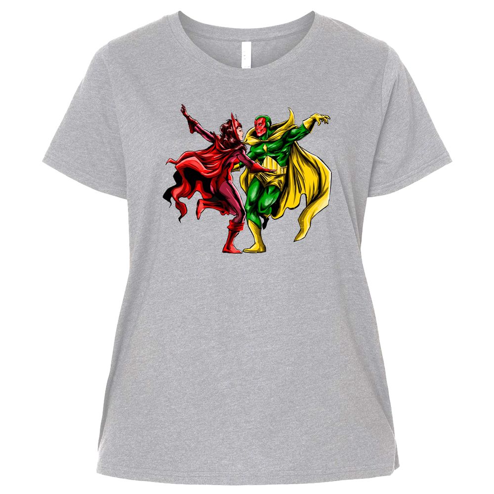 Ladies Curvy Jersey - ZKTSQTXV - Heather - 3