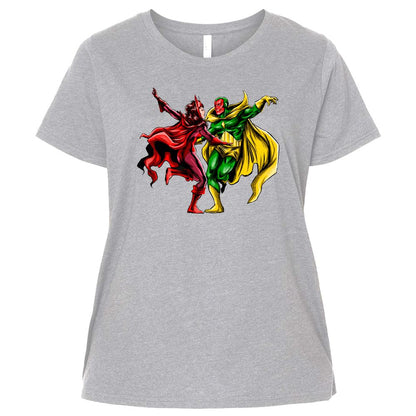 Ladies Curvy Jersey - ZKTSQTXV - Heather - 3