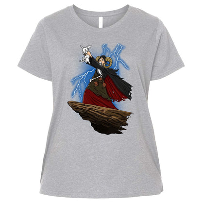 Ladies Curvy Jersey - 613YF4J2 - Heather - 3