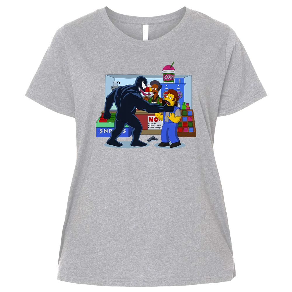 Ladies Curvy Jersey - NJYD76BY - Heather - 3