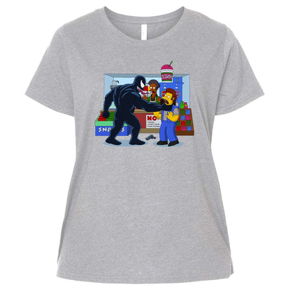 Ladies Curvy Jersey - NJYD76BY - Heather - 3