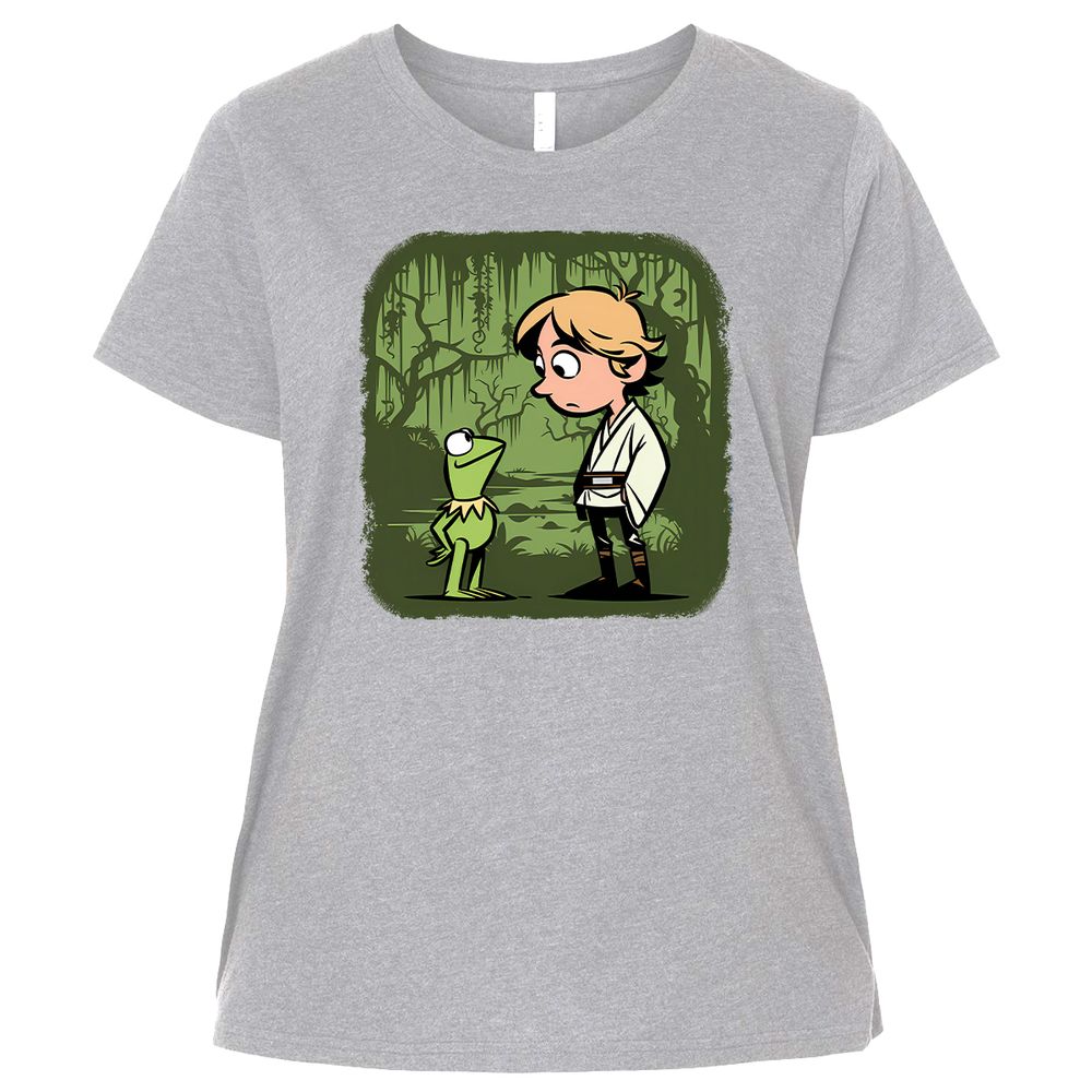 Ladies Curvy Jersey - 5DLMZCTZ - Heather - 3