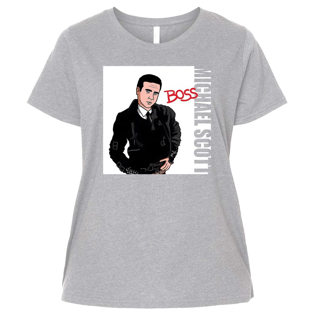 Ladies Curvy Jersey - QMVW9XWW - Heather - 3