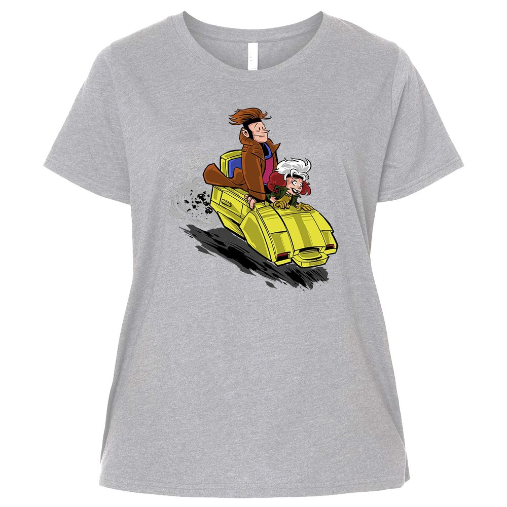 Ladies Curvy Jersey - 1WBL5KAB - Heather - 3