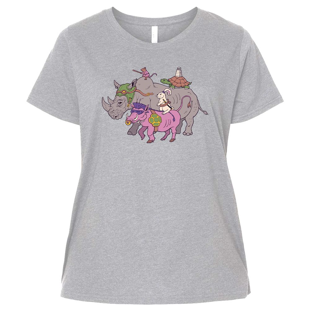 Ladies Curvy Jersey - N94AR623 - Heather - 3