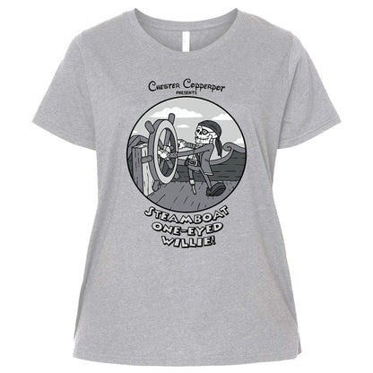 Ladies Curvy Jersey - D5VGA7HN - Heather - 3