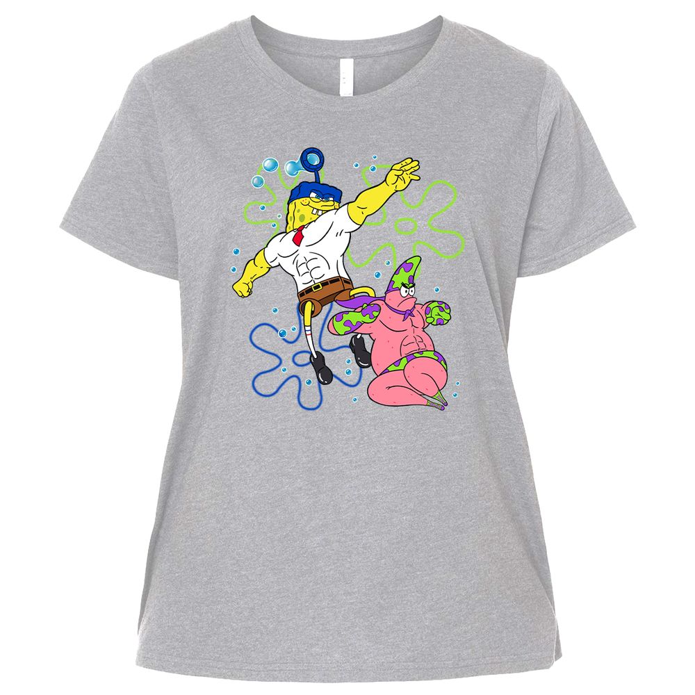 Ladies Curvy Jersey - VVCZD79H - Heather - 3