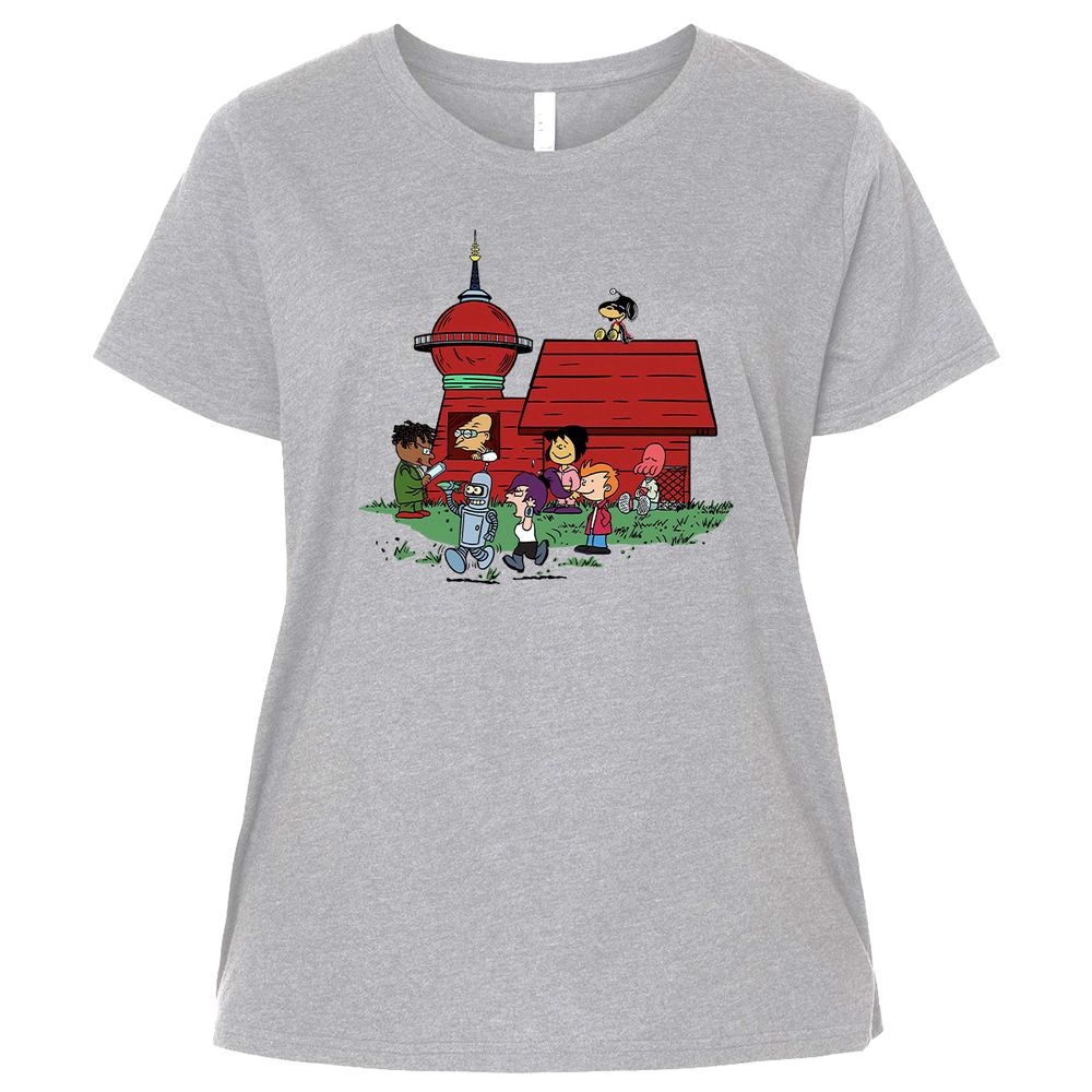 Ladies Curvy Jersey - VFUP49KJ - Heather - 3