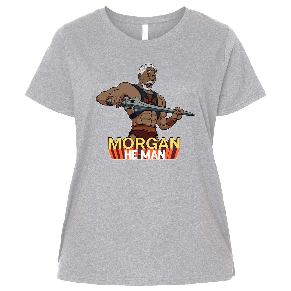 Ladies Curvy Jersey - C5ZA7Q7J - Heather - 3