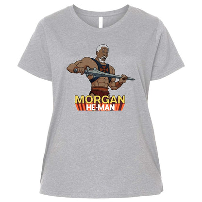 Ladies Curvy Jersey - C5ZA7Q7J - Heather - 3