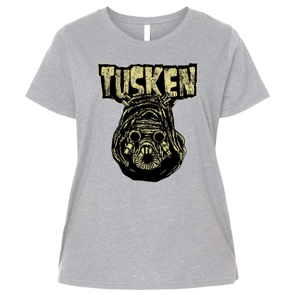 Ladies Curvy Jersey - 5E59LQMF - Heather - 3