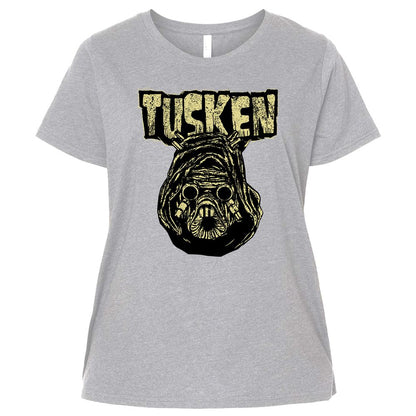 Ladies Curvy Jersey - 5E59LQMF - Heather - 3