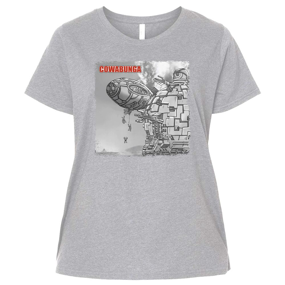 Ladies Curvy Jersey - 1AU3XS98 - Heather - 3