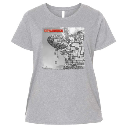 Ladies Curvy Jersey - 1AU3XS98 - Heather - 3