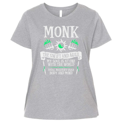 Ladies Curvy Jersey - C8L3GXGV - Heather - 3