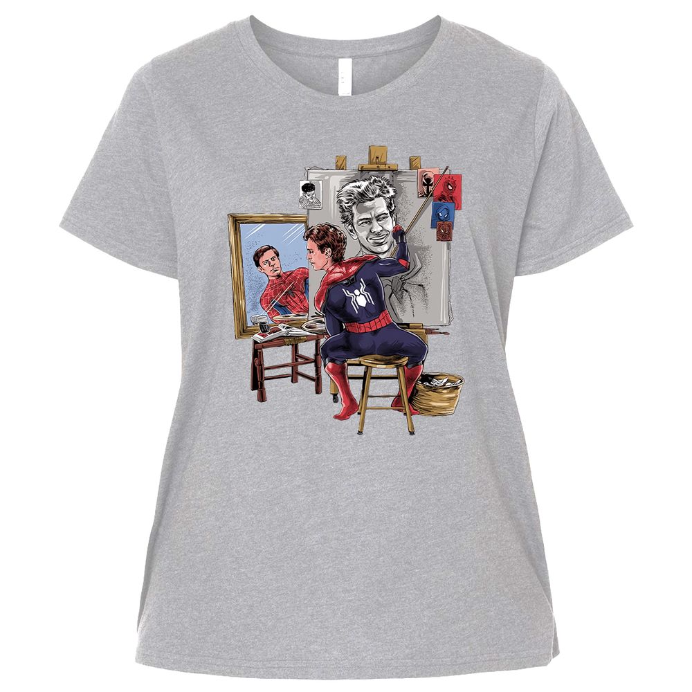 Ladies Curvy Jersey - 5Z6HKYEN - Heather - 3