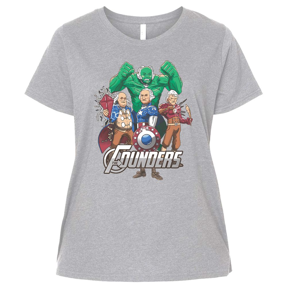 Ladies Curvy Jersey - 3UL3K4NZ - Heather - 3