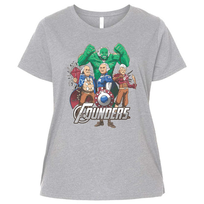 Ladies Curvy Jersey - 3UL3K4NZ - Heather - 3