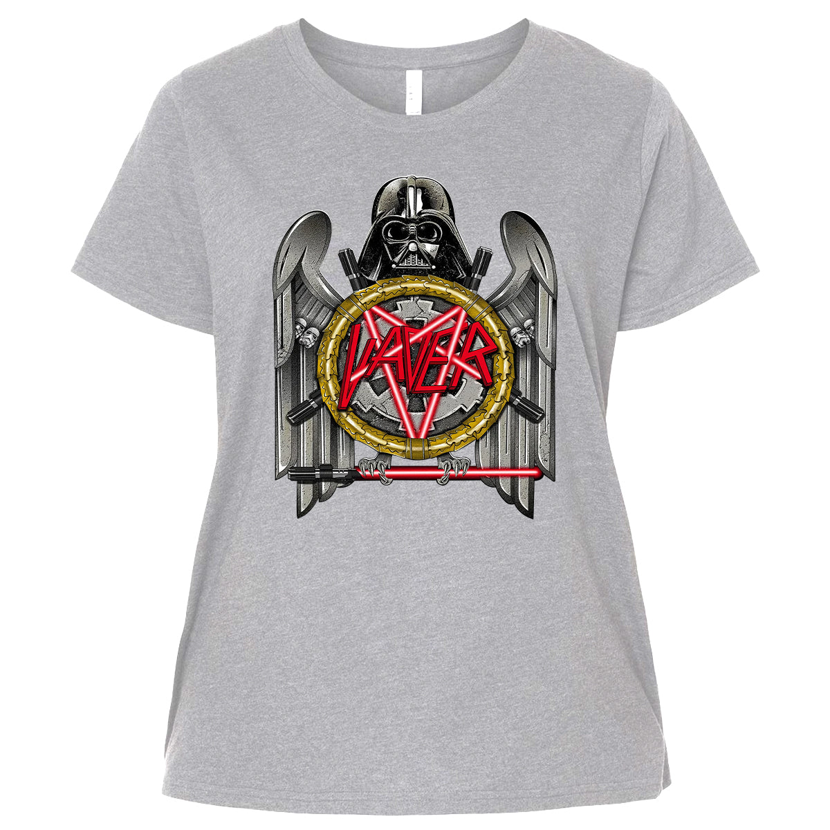 Ladies Curvy Jersey - GUCWNAB4 - Heather - 3